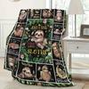 Cute Sloths Collage Blanket - Soft, Cozy, Stylish Decor for Ultimate Home Comfort and Ideal Gift Choice for Sloth Lovers