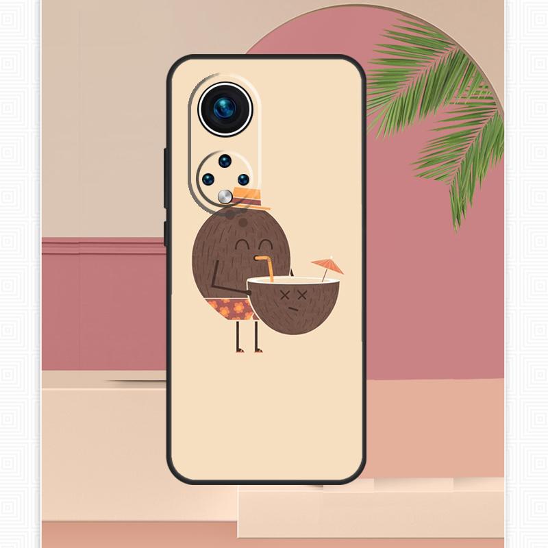 Summer Fruit Coconut Case For Honor Magic 7 Lite 5 6 8 Pro Honor 200 400 X9c X9b X9a X8b X8a X8c 50 70 90 Cover