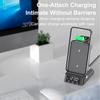 4-In-1 Charging Stand with Clock 15W Fast Magnetic Wireless Charging Station Compatible with  Celsius  Folding Phone Charging Holder