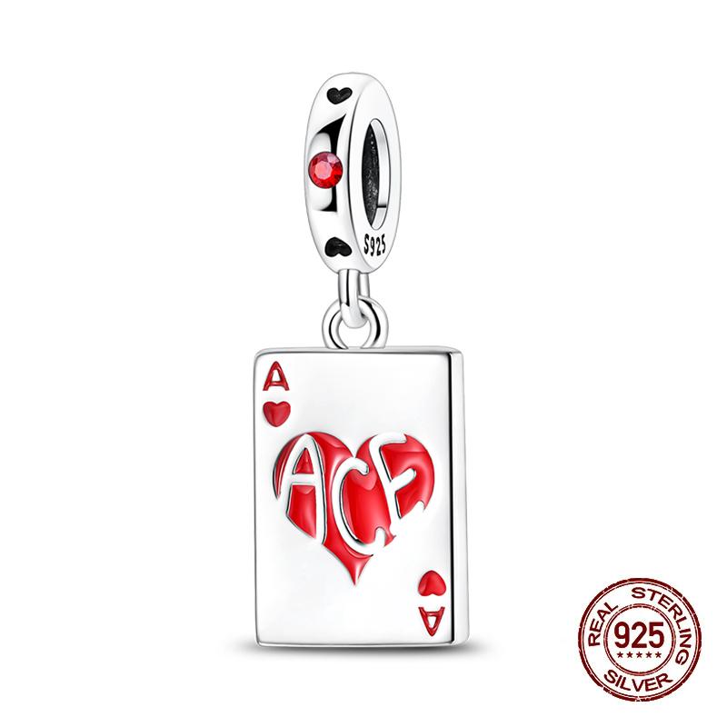 100% 925 Silver Tarot Collection Pendant DIY Hourglass Beads Fit Pandach Original Bracelet Women Jewelry Birthday Gift