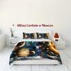Space Galaxy Planet Pattern 3D Printed Duvet Cover Fantastic Abstract Art Luxury Style Quilt Cover Soft Comfortable Bedding Set