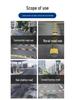 In-Stock Durable Speed Bumps: Thickened Rubber & Plastic for Parking Lot Safety