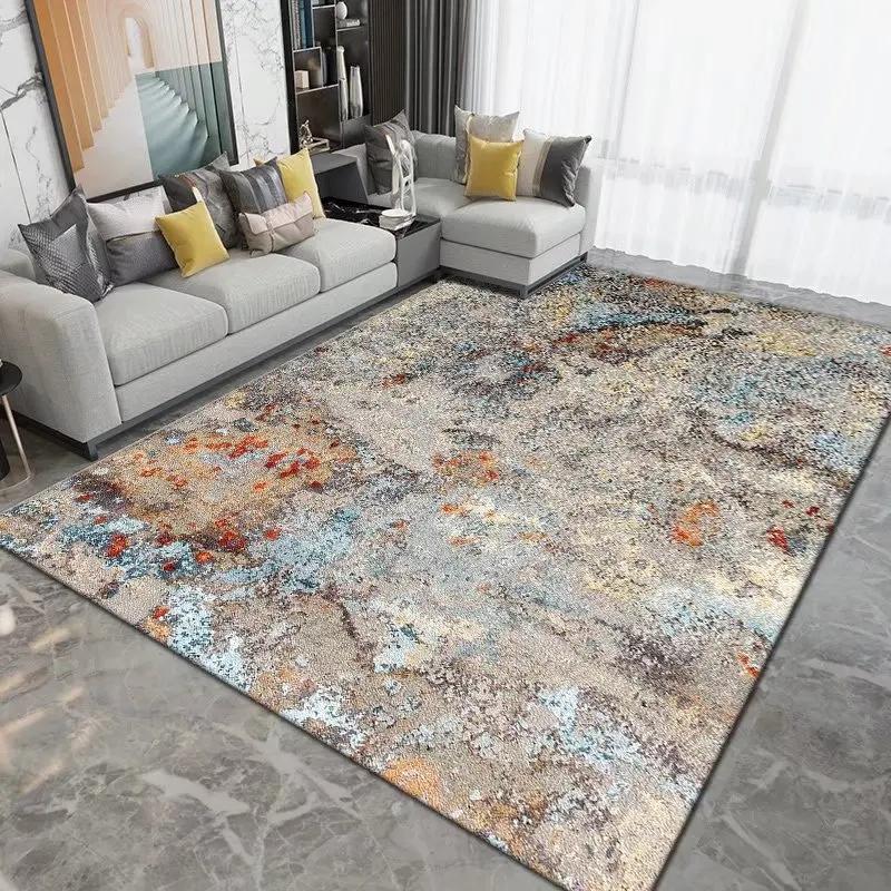 New Printed Pattern Carpet Living Room Sofa Decoration Mats Home Bedroom Kitchen Entrance Rugs Bathroom Balcony Anti Slip Pad