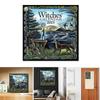 Witches Calendar 2025 Stylish Casual And Retro Simple Home Bedroom Decoration