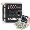 25 Envelopes Money Saving Challenge Binder Mini Cash Saving Budget Book To Save $150/300/500/1000 for Home Office School