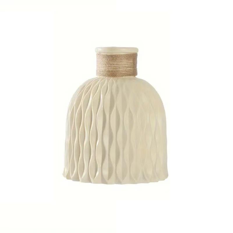 

Пластиковая ваза для цветов, искусственная керамическая ваза для украшения дома, цветочные композиции, домашний декор, ваза для цветов, центральный элемент, декор стола жёлтый