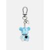 JUDY AND PAUL Rebo Marble Bear Heart Point Keychain