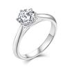Moissanite Ring Diamond Sterling Silver 925 Rings Women Fashionable and Minimalist Design for Fine Jewelry Rings for Weddings