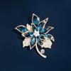 Retro Flower Brooch Women'S Luxury Elegant Brooch Temperament Pin Suit Accessories