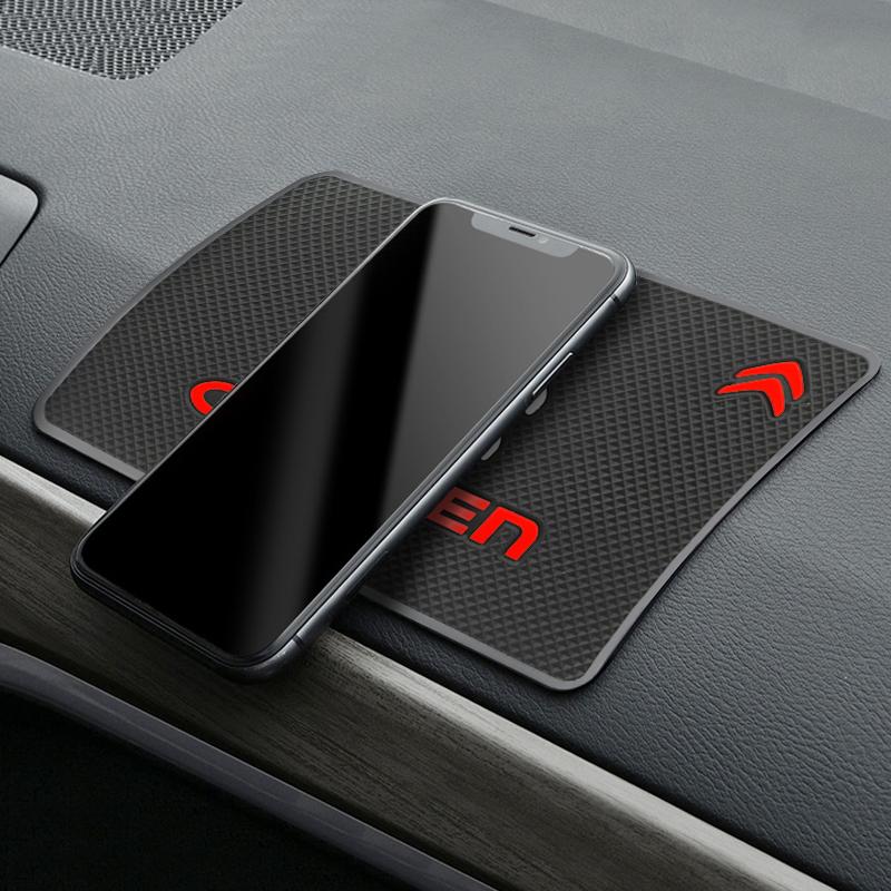 PVC Car Anti-Slip Mat Car Dashboard Phone Holder Non-Slip Sticky Pads For Citroen C4 C1 C3 C5 Grand Picasso C4L C6 VTS C-ELYSEE