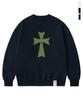 GRAVER [Unisex] Dot Cross Sweatshirt_4Color