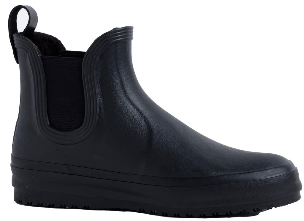 Daiichi Rubber Side Gore Rain Boots with Boa Easy To Put On and Take Made In Size Size Cm Lining, Non-Slip, Off, Japan, 28, Black, 28.0