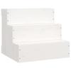 Pet Stairs White 40x37.5x35 Cm Solid Wood Pine