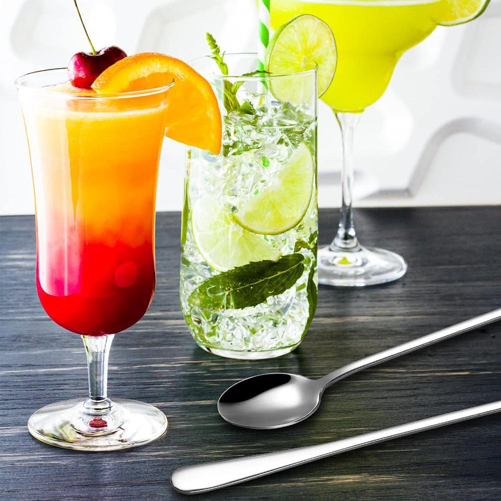 Stainless Steel Long Handle Ice & Coffee Stirring Spoon