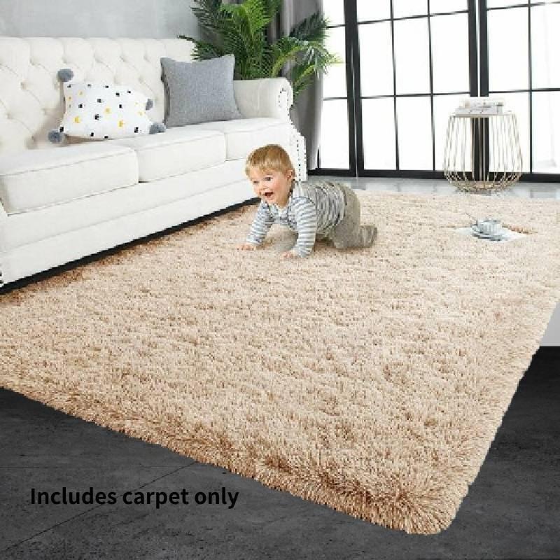 Fluffy Shaggy Large Carpet Anti Slip Soft Rugs For Bedroom Living Dining Room