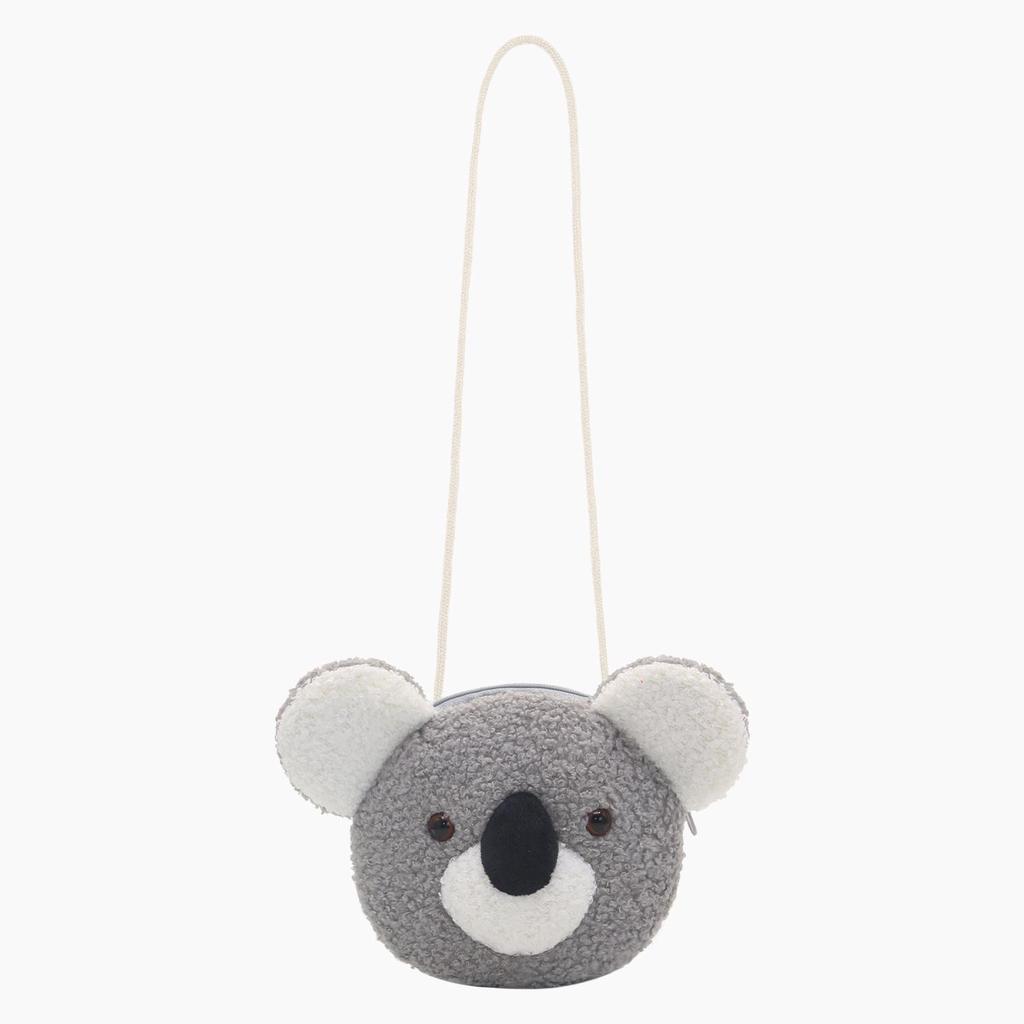 Módní dětská crossbody taška s motivem malého pandího kočky, peněženka na mince pro dívky