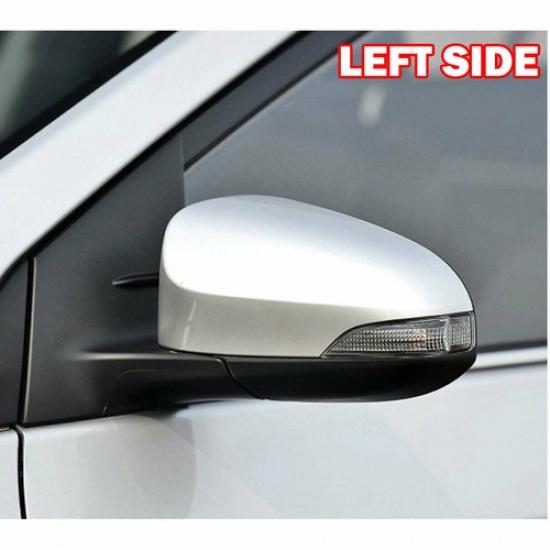 1pcs Left For Toyota Corolla 2014-2018 Silver Car Side Mirror Cover Cap ABS Trim