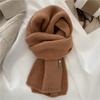 New Scarf Women's Autumn and Winter Korean Version Versatile Plaid Thickened Student Couple Scarf Men's Imitation Cashmere To Keep Warm