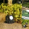 Simulation Stone Solar Stone Light Waterproof Lawn Lamp White Light Solar  Rock Lamp  Courtyard