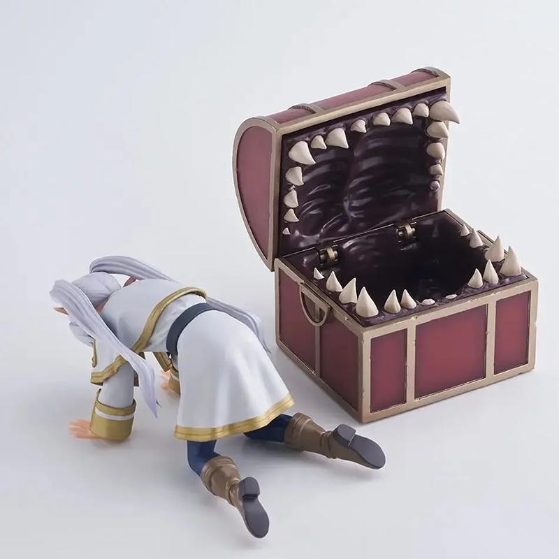 13CM Frieren Beyond Journey's End Frieren Treasure Box Monster Anime Figure Toy Fern Noodle Stopper Action Figurine