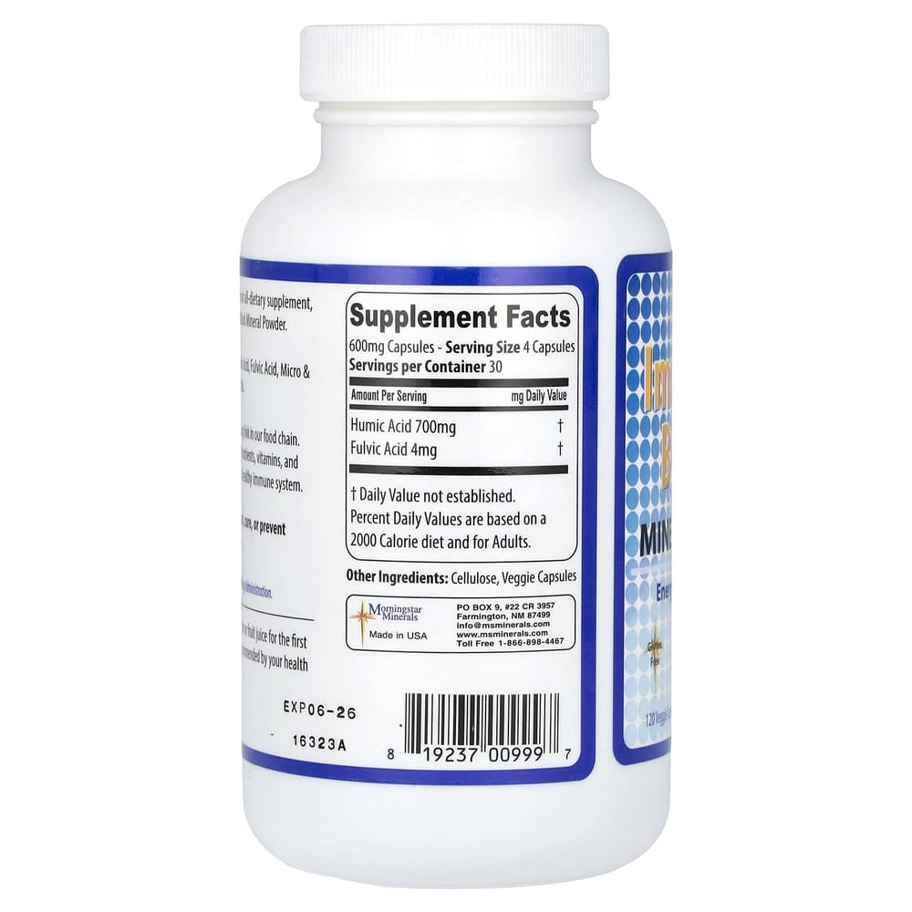iHerb Morningstar Minerals Immune Boost 77 Mineral Supplement, Veggie Capsules, 120 Counts