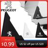 Car Sticker 2PCS Silicone Car Badge Door Corner Cover Bumper Crash Scratch Protector Accessories For Peugeot 208 3008 308 508 40