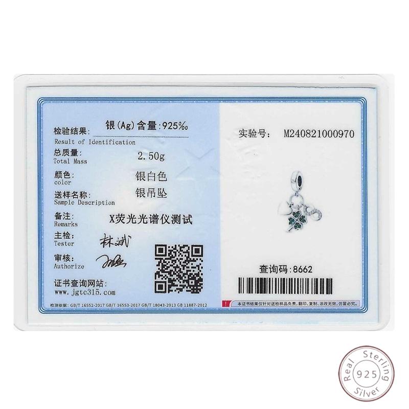 100% Copper Four Leaf Clover Sparkling Zirconia Charm Beads 3Mm Diy Holiday Exquisite Jewelry Gift Making