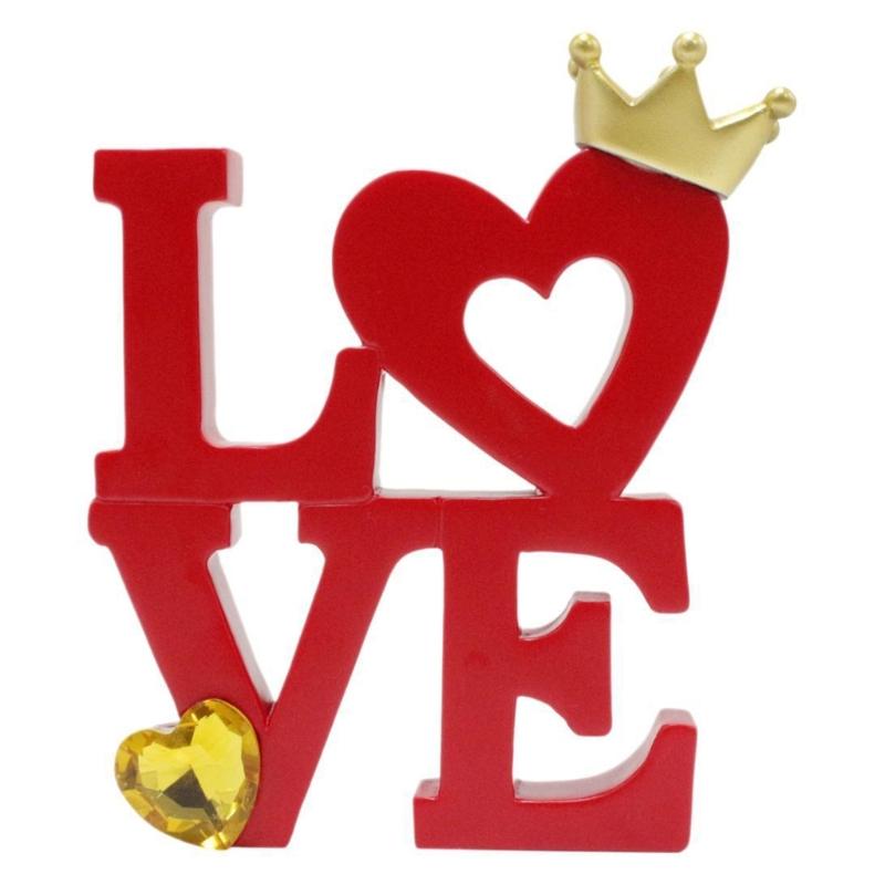 

Classical Resin LOVE Figurine Desk Ornament Love Letter for Home Decoration and Valentine s Day Decoration Couple gift 1