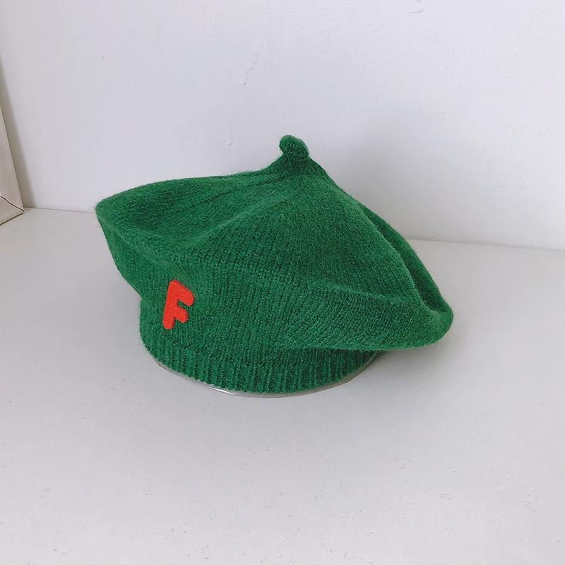 Kids Knitted Beret Baby Painter Hat Super Cute Pumpkin Hat Children's Hat