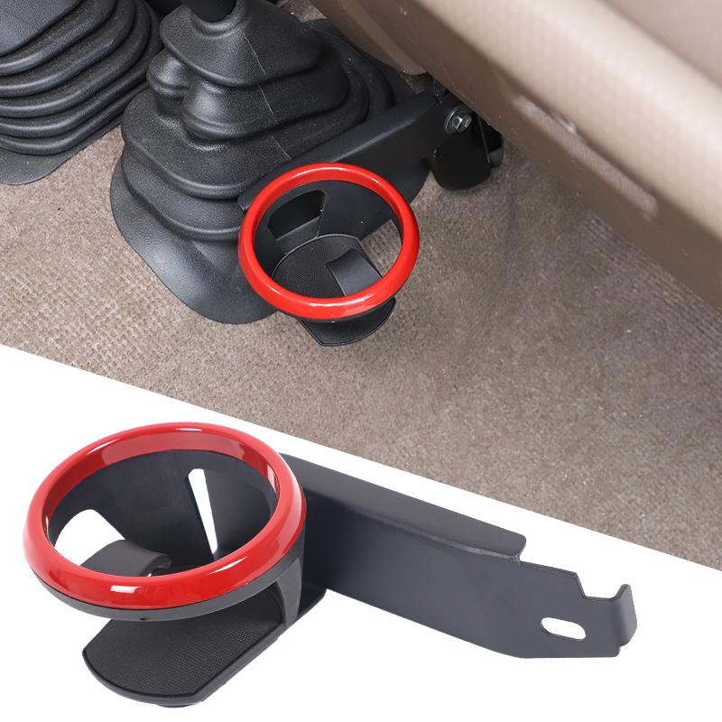 Carbon Steel+ABS Car Central Control Gear Shift Right Side Water Cup Holder Accessories For Toyota LC71 LC76 LC79 2007-2022