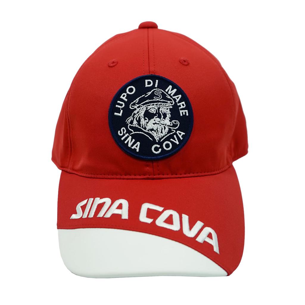 [Sinacova] Men's Cap, 100% Polyester, Eco Material, Head Circumference 58cm, Adjustable Size, Switching Design, Embroidery, 25177700960F