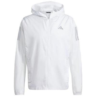 Own The Run Jacket Color Block Hooded Long Sleeve Jacket Men Jacket White IL4789