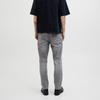 Zippered Jeans Grey Denim Clark Stretch Tapered Men JACK & JONES