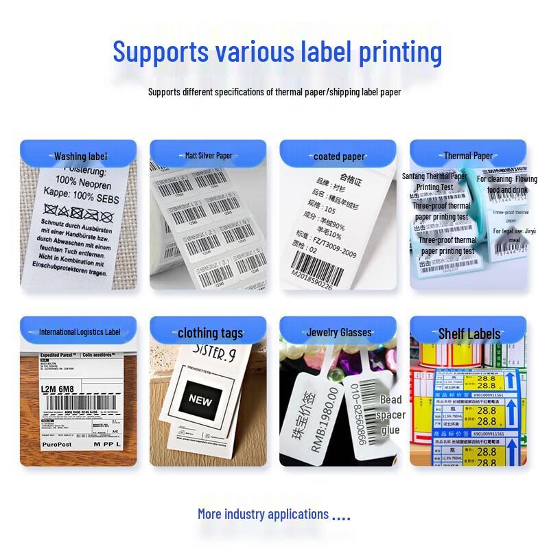 HPRT IT4B Thermal Transfer Label Printer CN plug (adapter included)