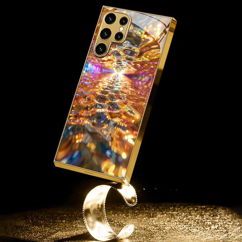 Hochwertige Handyhülle Galvanisiertes Glas TPU Handyhülle für Samsung Galaxy S26 S25 S24 S23 S22 S21 FE, Ultra, Plus Stoßfest