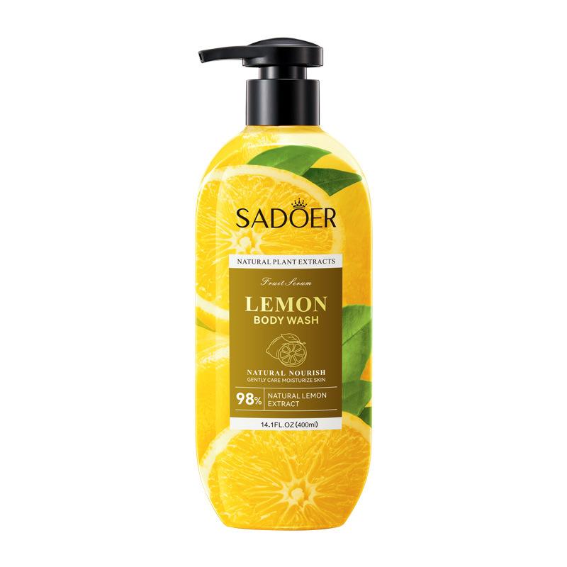 Gel douche aux fruits 400 ml SADOER Gel douche hydratant pour la peau