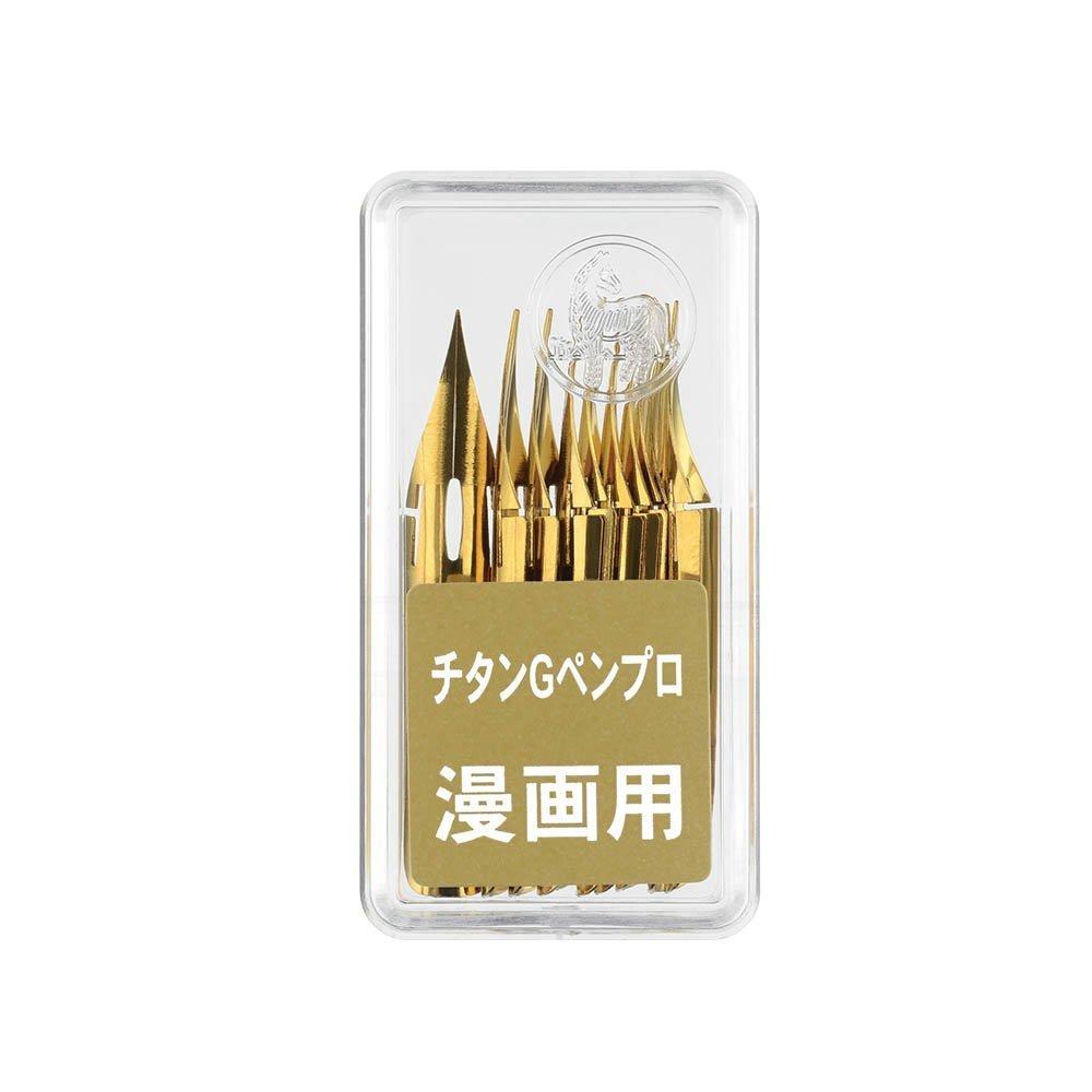 Zebra Manga Nib Titanium G Pen Pro 10 Pieces PG-7B-C-K