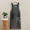 TPU Kitchen Apron Waterproof Cleaning Aprons for Aquatic Products Work Apron  Household