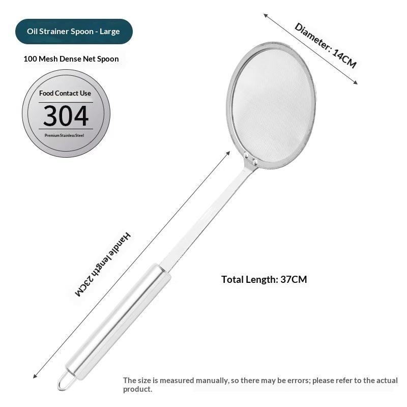 304 Stainless Steel Fine Mesh Strainer 100 Mesh Super Dense Handheld Sifter for Kitchen Food Juice Tea Filter