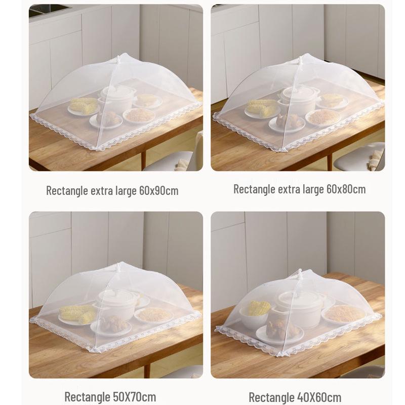 Große Faltbare Speiseabdeckung: Fliegenschutz, Ideal für Küche & Außenbereich