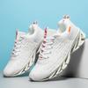 Men Fitness Gym Athletic Sneakers Breathable Mesh Elastic Cushion Light Non Slip Shock Absorb Outdoor Jogging Daily Wear Casual