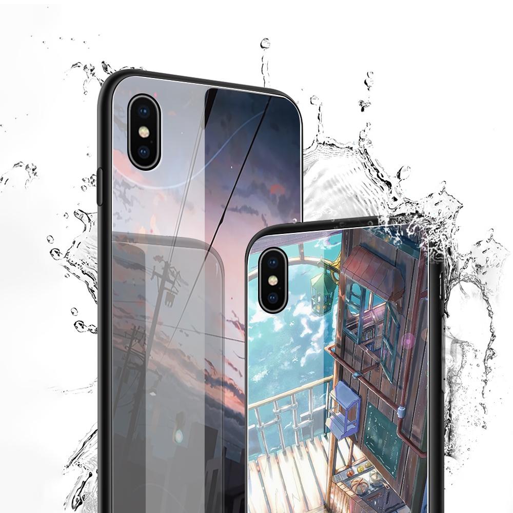 Tempered Glass Phone Case For Samsung A12 A16 A32 A53 S20FE S23 S25 Honor20 X6A 90Lite 9X Huawei Y9Prime2019 P30Lite Soft Edge Shockproof Smooth Shell