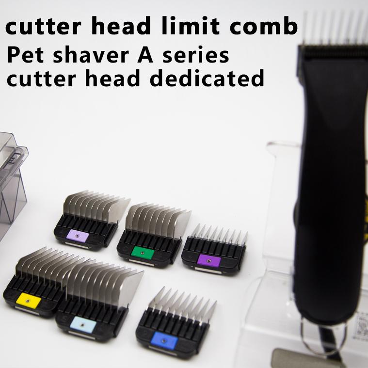 8 Piece Stainless Steel Pet Grooming Comb Attachment Set Suitable for A5 Type Knives Adapters Animal Limit Comb for Grooming