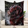 Gothic Style Blanket Soft Warm Cozy Perfect for Chair Bedding Livingroom for All Seasons Playful Design Gift for Travel Home Birthdays