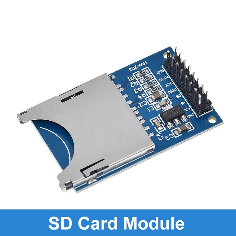 Module Carte TF D1 Mini Carte Micro SD Carte Mémoire TF Carte Mémoire Shield Module Avec Broches pour Arduino