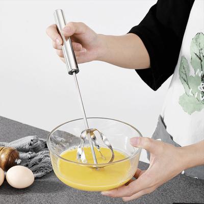 Hand-Push Schneebesen-Mixer, Küchenwerkzeug zum Verquirlen von Eiern und Saucen