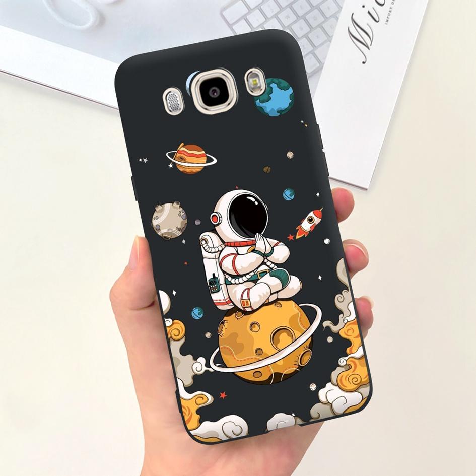 For Samsung Galaxy J7 J5 J3 2016 Case SM-J320F J510F J710F Phone Cover Cute Astronaut Silicone Bumper For Samsung J2 2016 Fundas
