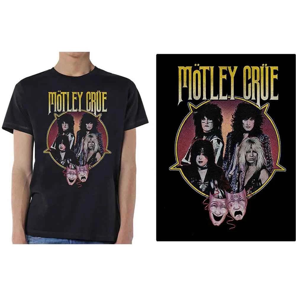 Motley Crue MOTTEE38MB02 T-Shirt, Black, Medium XL