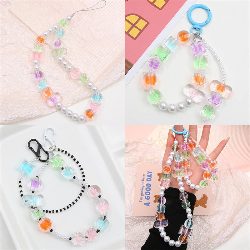 Acrylic Candy Beads Loose Spacer Beads for DIY Jewelry 10pcs