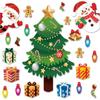 Christmas Refrigerator Magnets Christmas Tree Magnets for Refrigerator Stickers Decoration Stickers for Fridge for P9YB